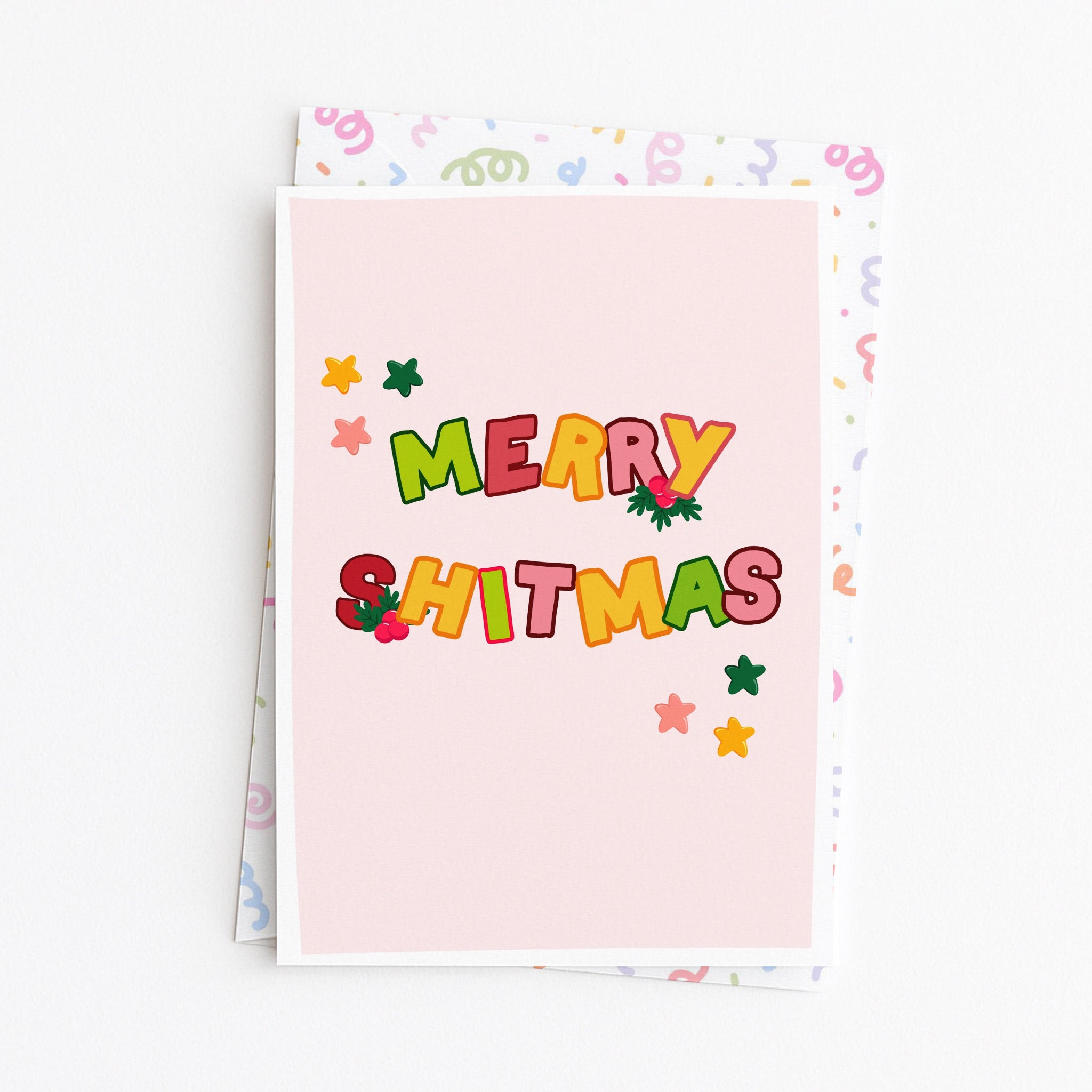 "Merry Shitmas" Greeting Card