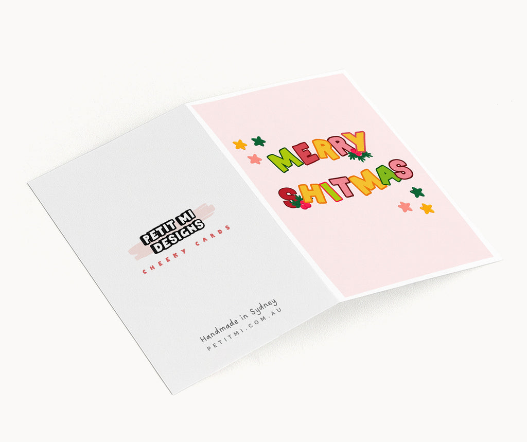 "Merry Shitmas" Greeting Card
