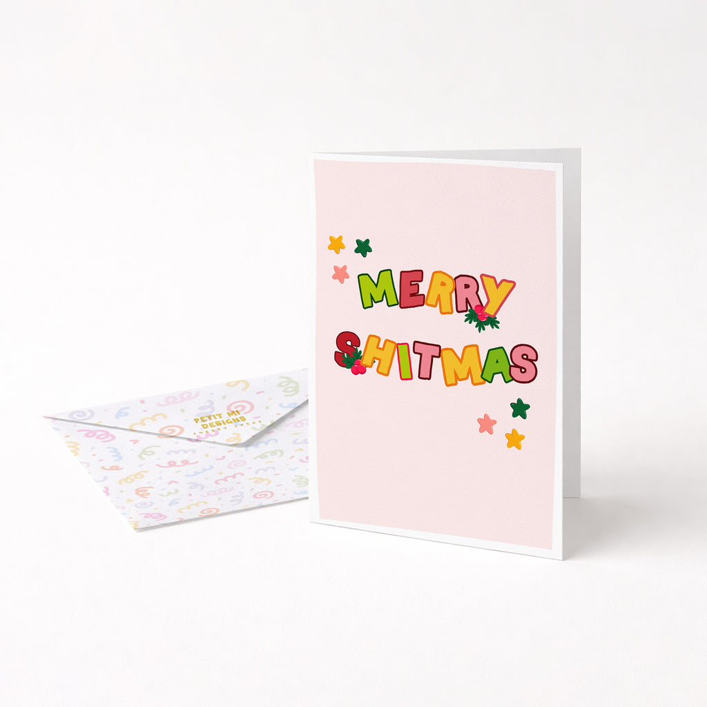 "Merry Shitmas" Greeting Card