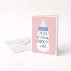 "Most Expensive Hook Up Ever" Greeting Card