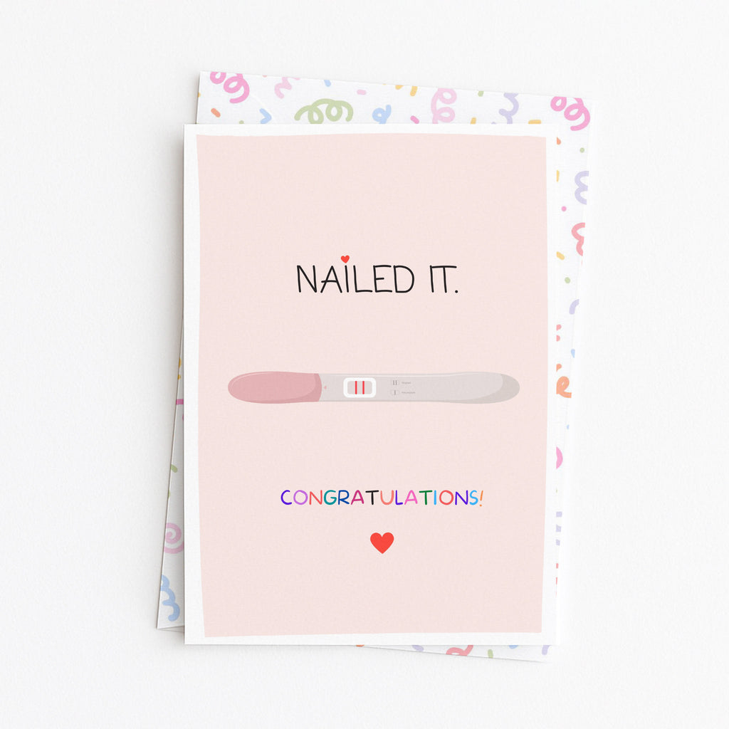 "Nailed It. Congratulations" Greeting Card