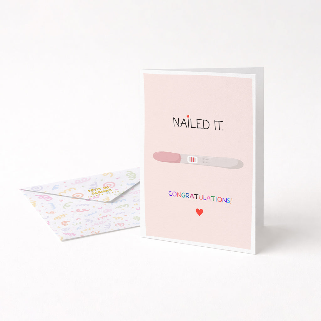 "Nailed It. Congratulations" Greeting Card