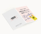 "Only The Absolute Very Best For My Brother In Law Yellow Label" Greeting Card