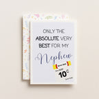 "Only Absolute Very Best For My Nephew White Label" Greeting Card