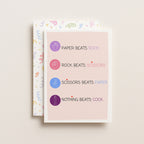 "Paper Beats Rock" Greeting Card