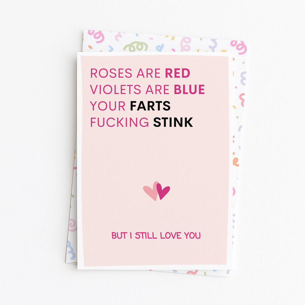 "Roses Are Red Violets Are Blue..." Greeting Card