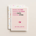"Roses Are Red Violets Are Blue..." Greeting Card