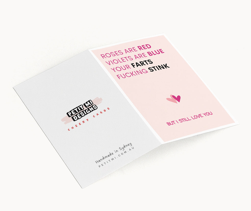 "Roses Are Red Violets Are Blue..." Greeting Card