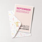 "September Birthday. I Guess We All Know What Dad.." Greeting Card