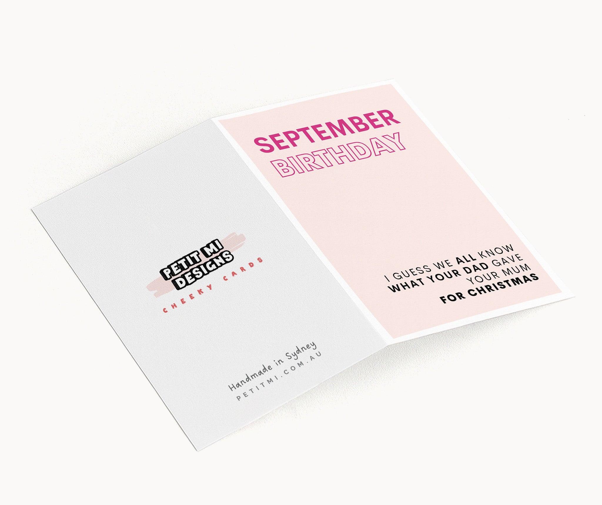 "September Birthday. I Guess We All Know What Dad.." Greeting Card