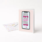 "Sliding Into My DM'S Was The Best Decision You Ever Made" Greeting Card