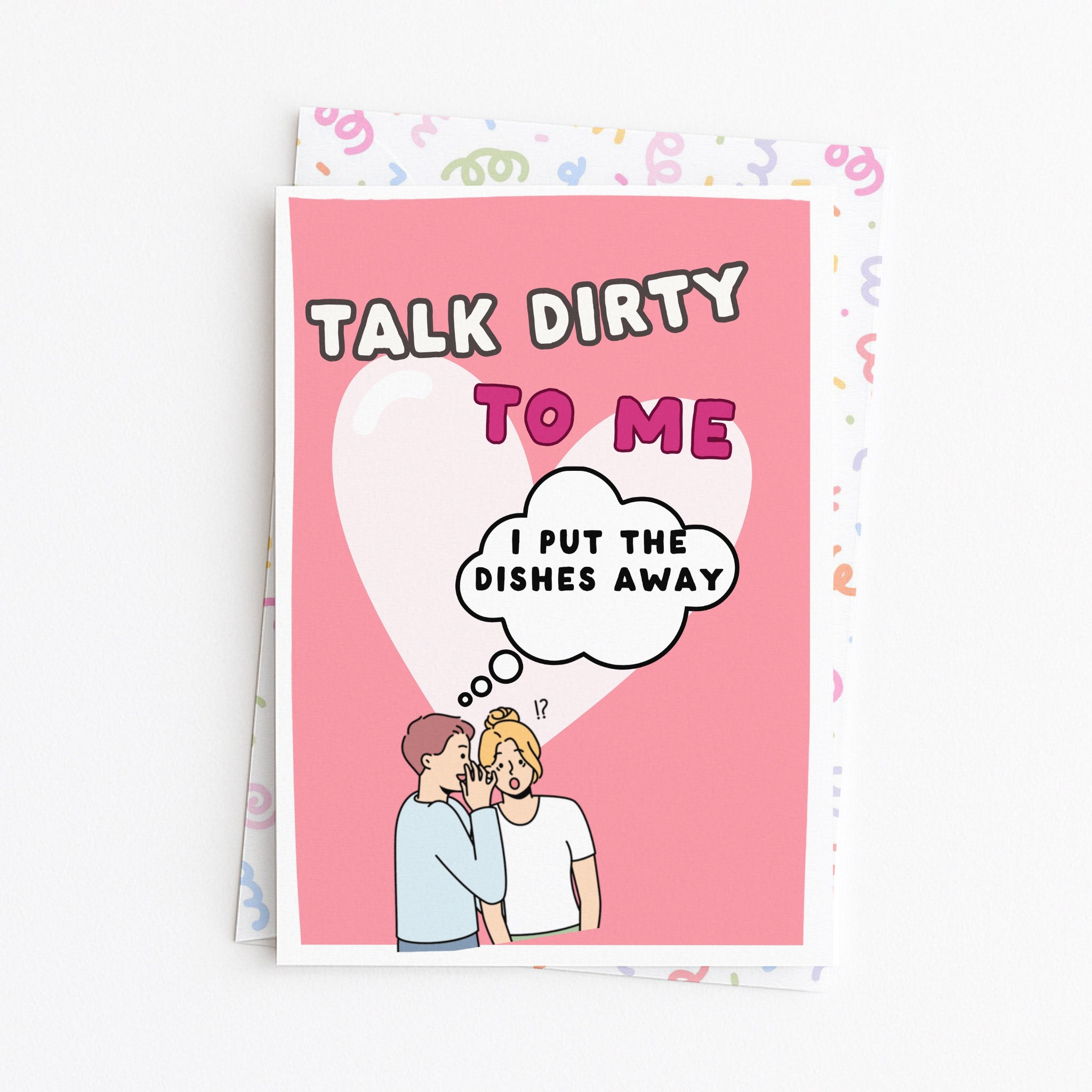 "Talk Dirty To Me..." Greeting Card