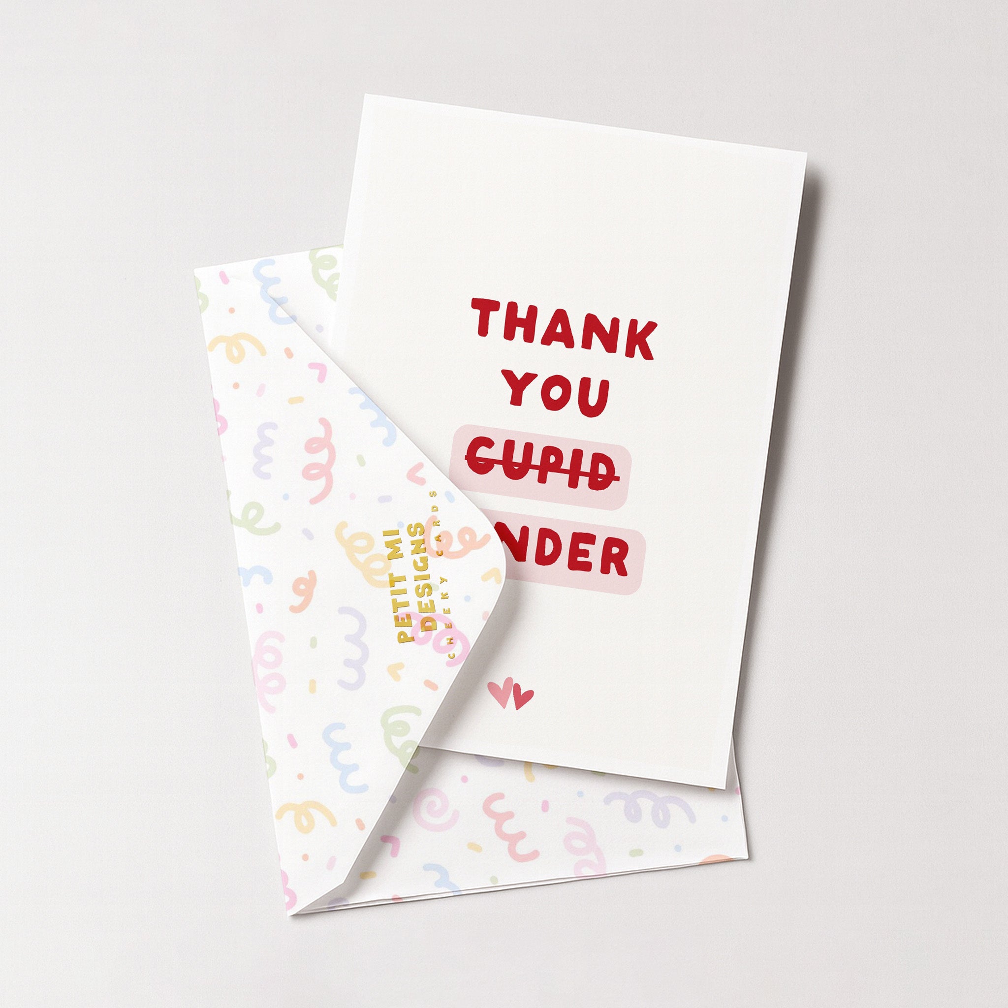 "Thank You Tinder" Greeting Card