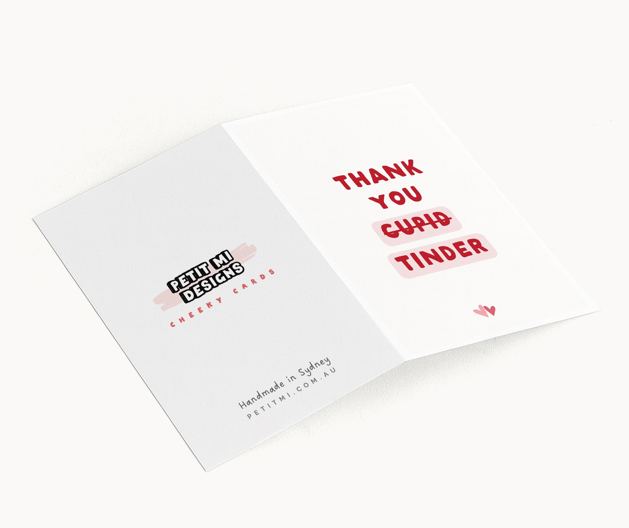 "Thank You Tinder" Greeting Card