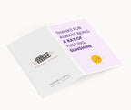 "Thanks For Always Being A Ray Of Fucking Sunshine" Greeting Card