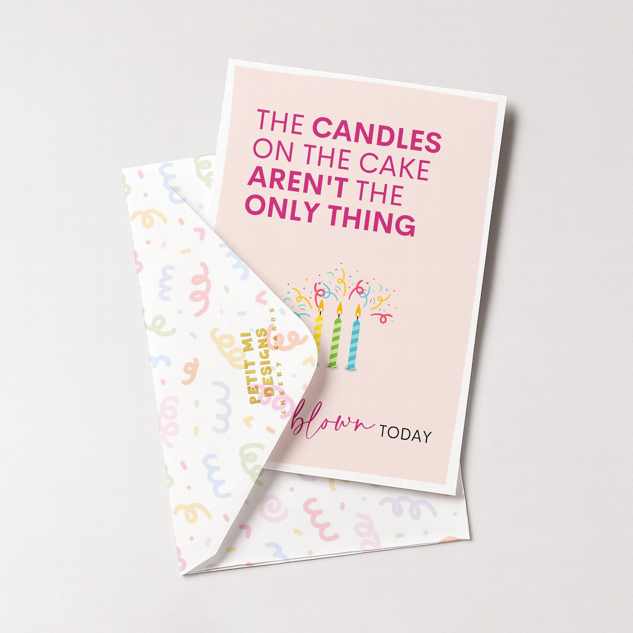 "The Candles On The Cake" Greeting Card