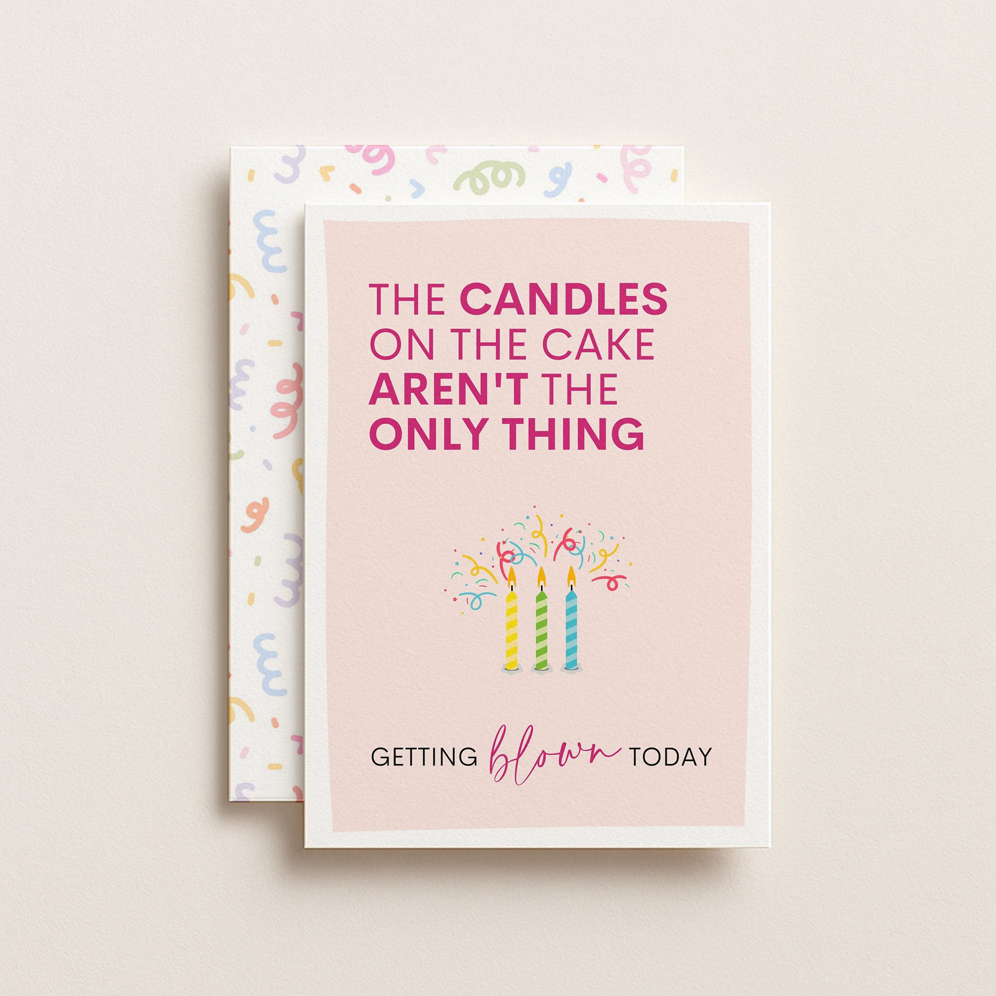 "The Candles On The Cake" Greeting Card