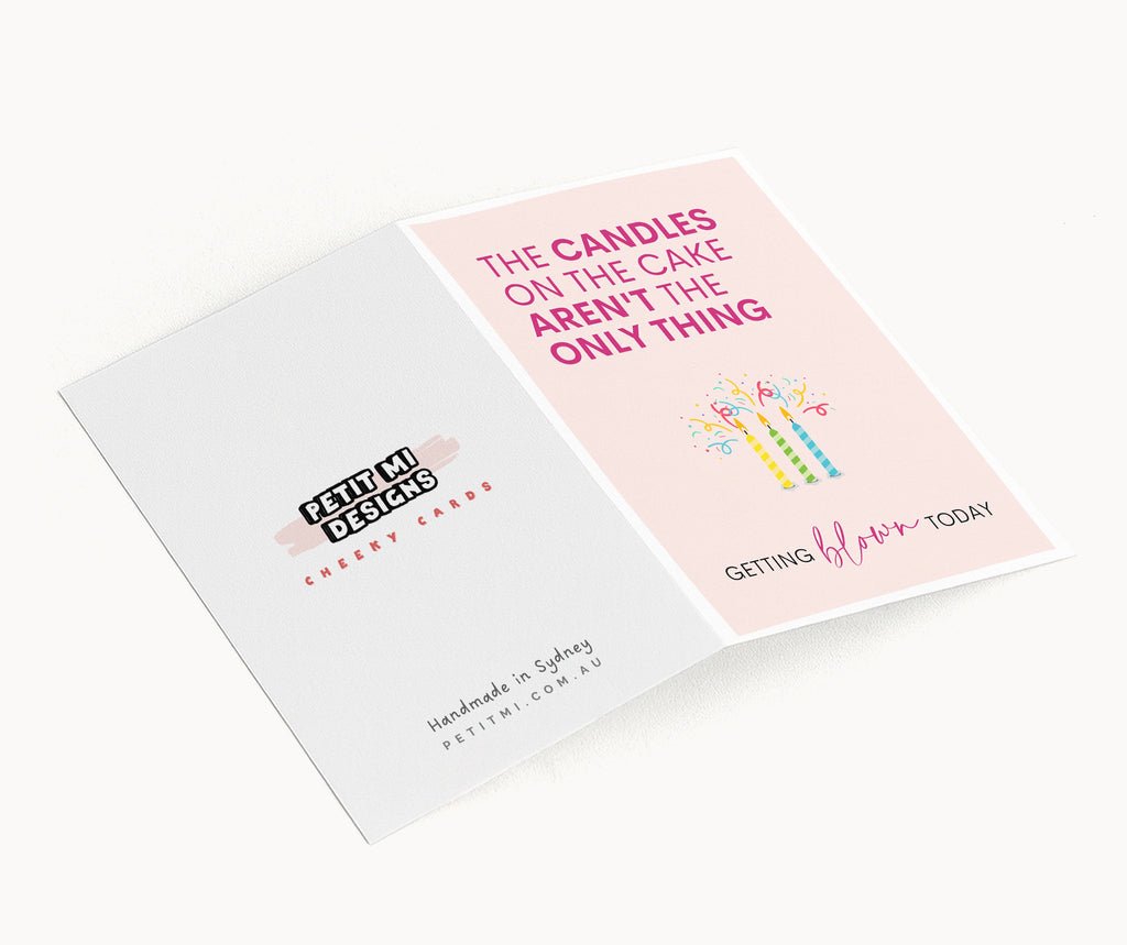 "The Candles On The Cake" Greeting Card