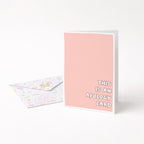"This Is An Apology Card" Greeting Card