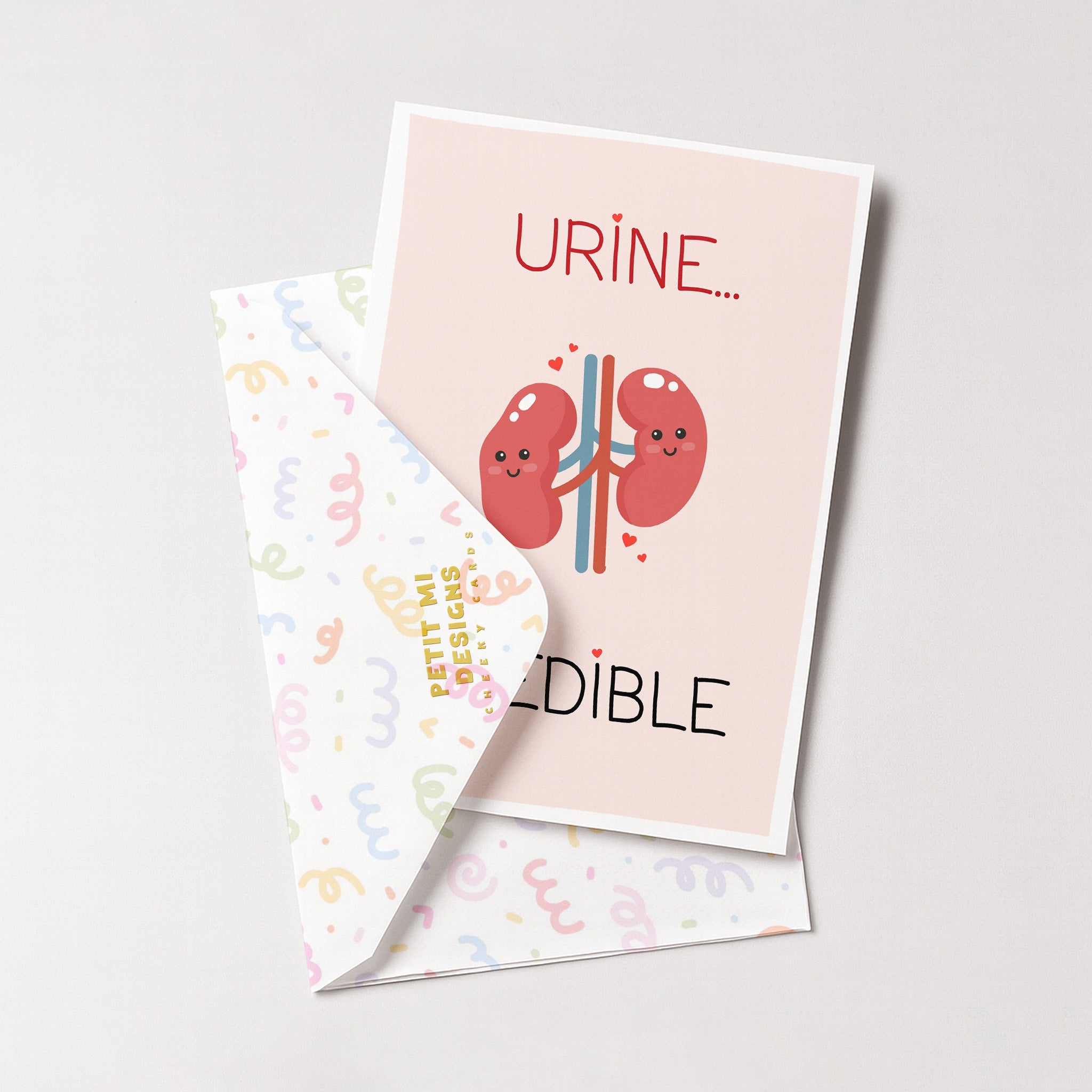 "Urine Credible" Greeting Card