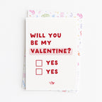 "Will You Be My Valentine" Greeting Card
