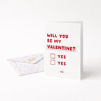 "Will You Be My Valentine" Greeting Card