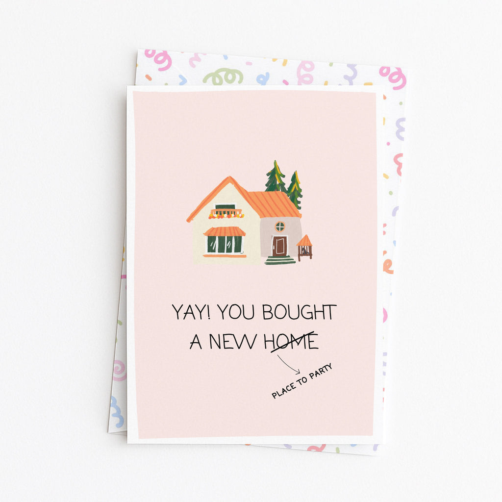 "Yay! You Bought A New Home" Greeting Card