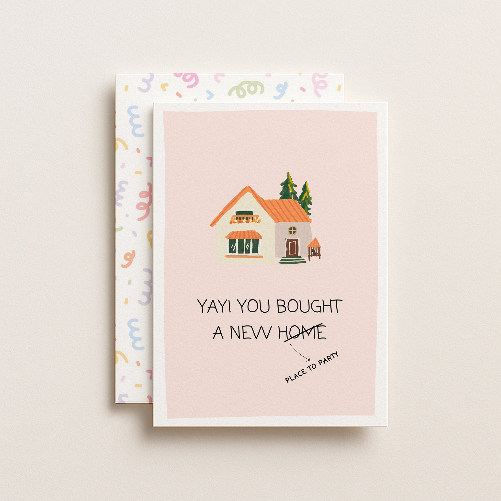 "Yay! You Bought A New Home" Greeting Card