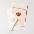"Your Beardy Face Make My Heart Race" Greeting Card