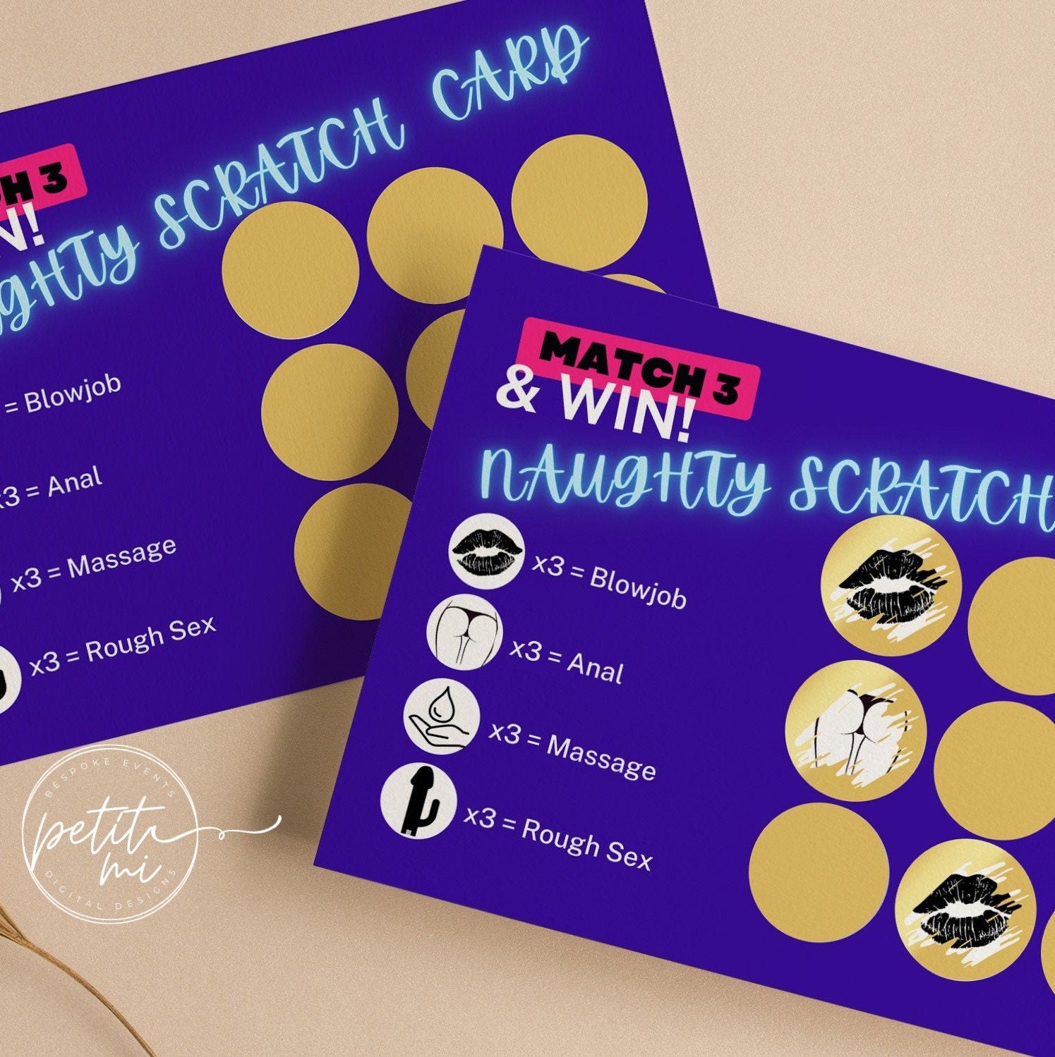 Naughty Scratch Card