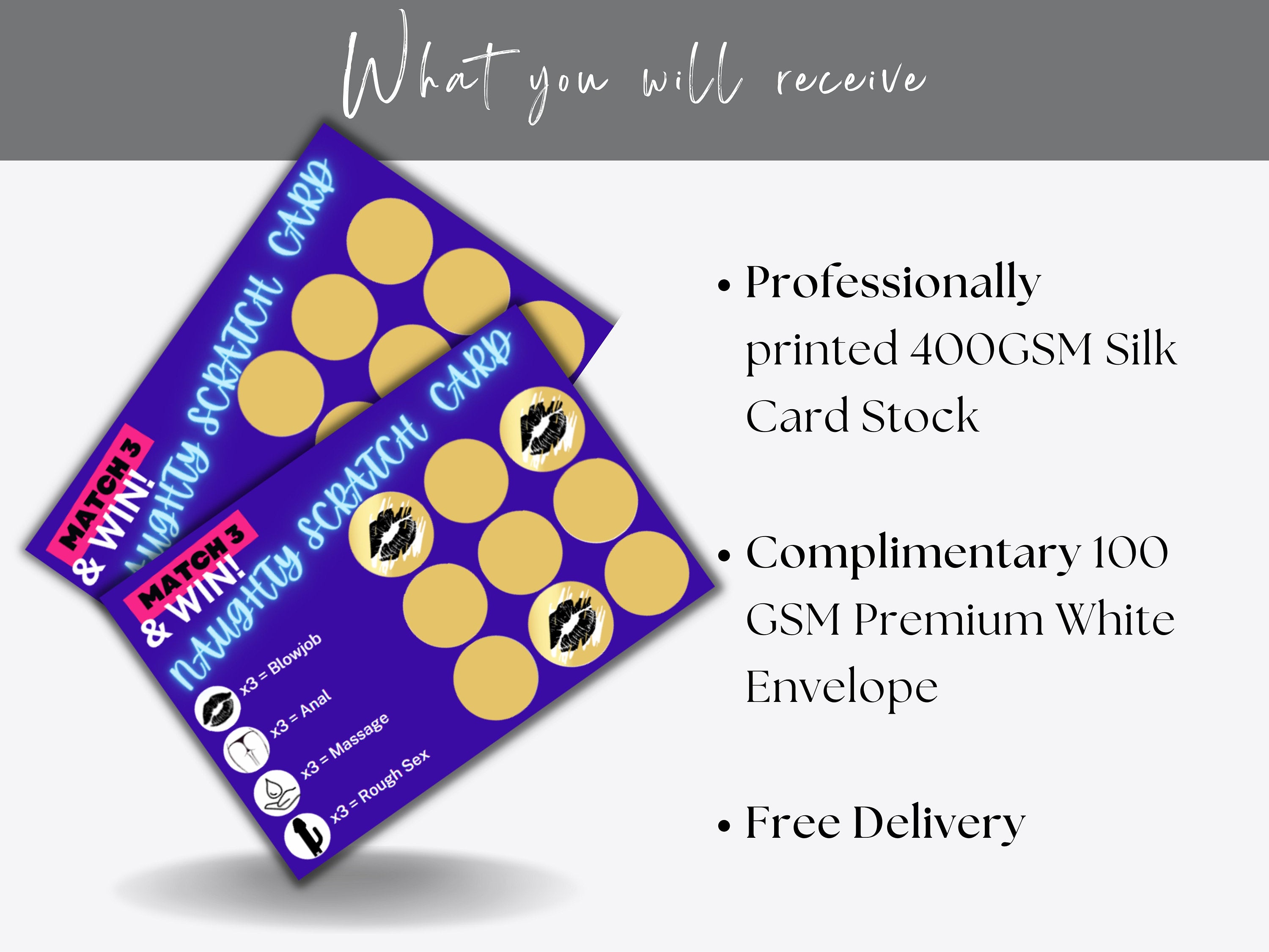 Naughty Scratch Card