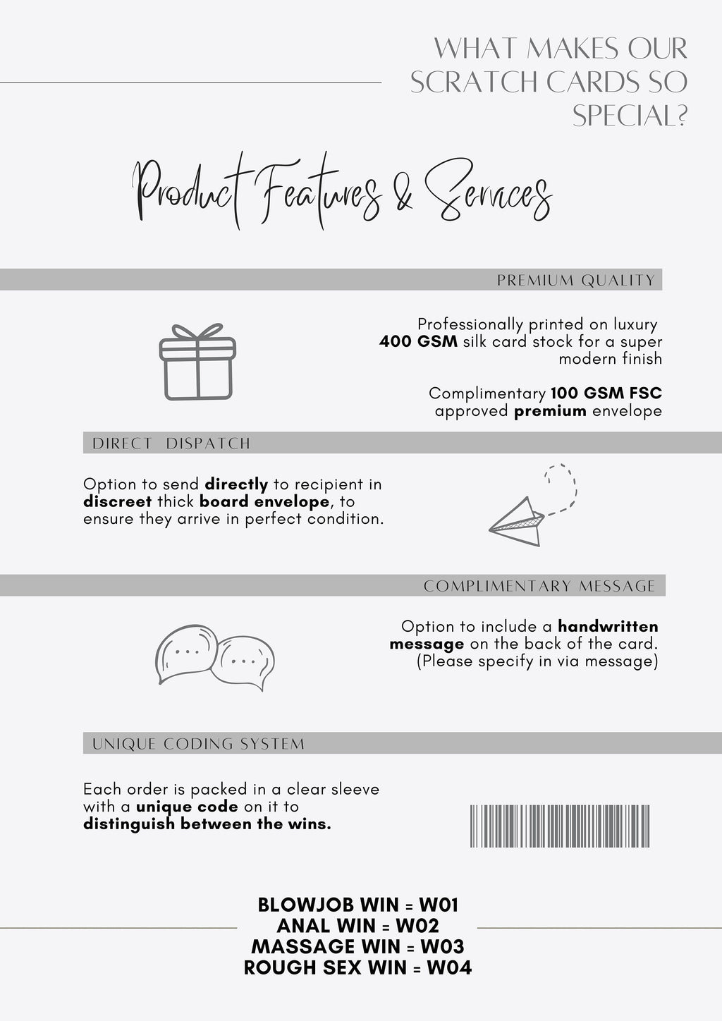 Naughty Scratch Card