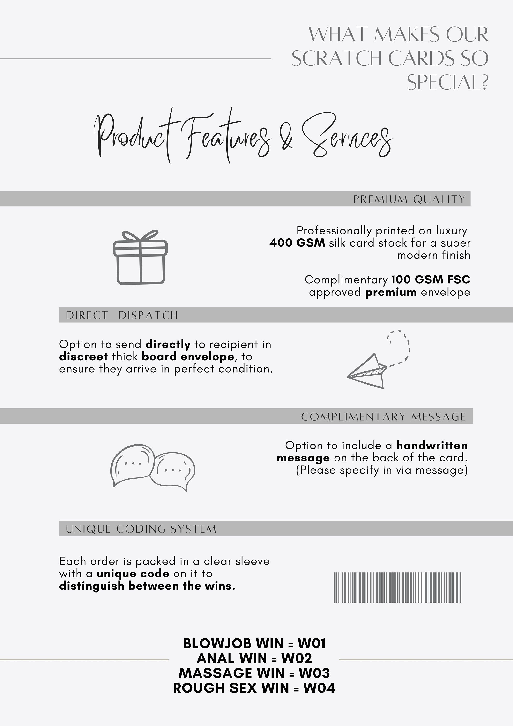 Naughty Scratch Card