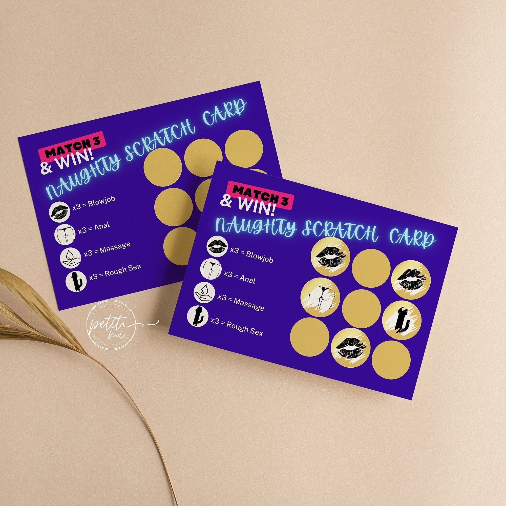 "Naughty Scratch Card - Original" Scratch Card