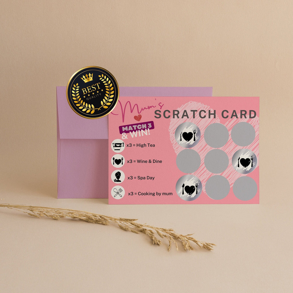 Mum's Scratch Card
